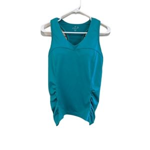 ATHLETA Racerback Tank with Built-in Padded bra sz 38C